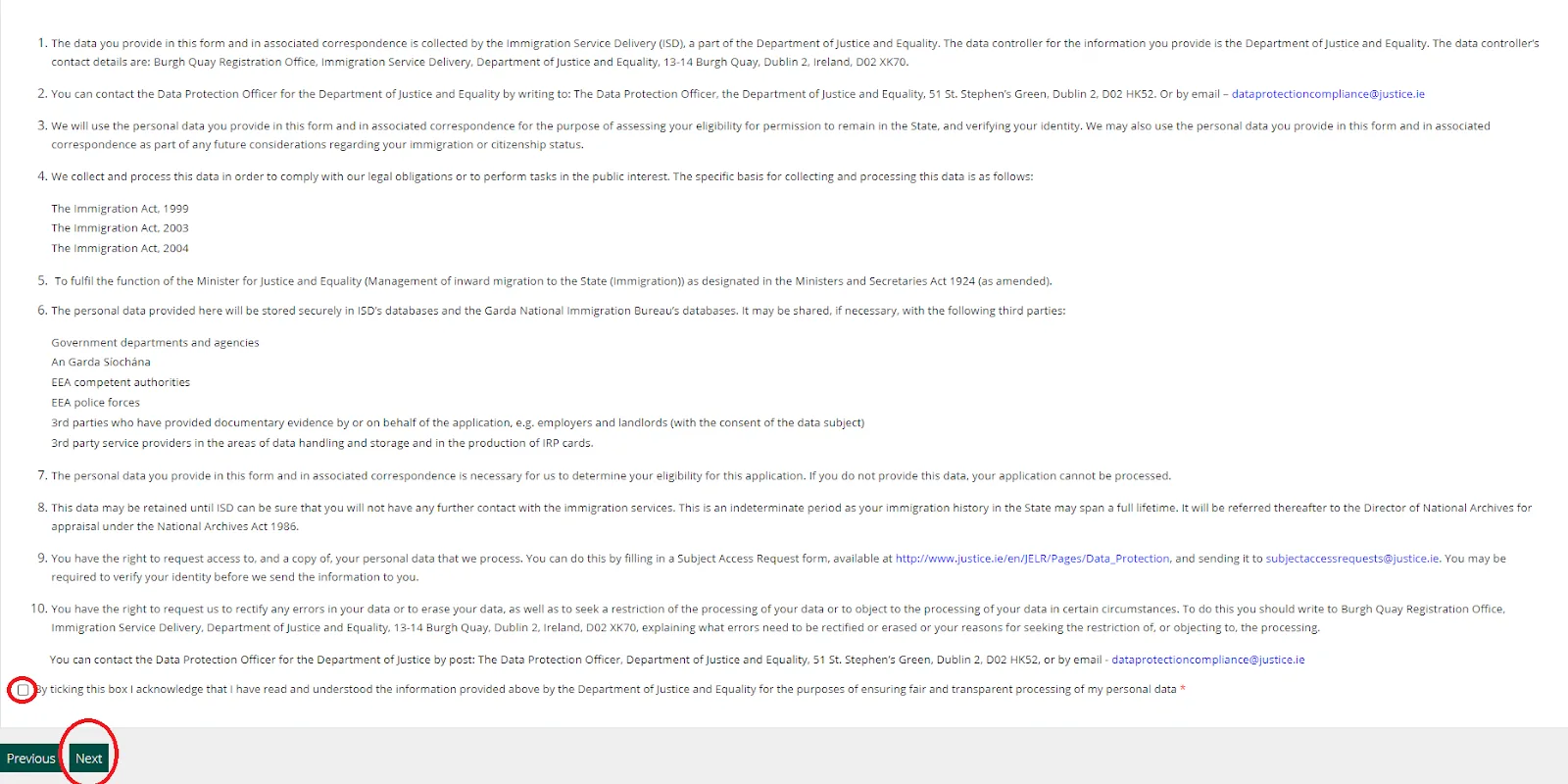 INIS further confirmation