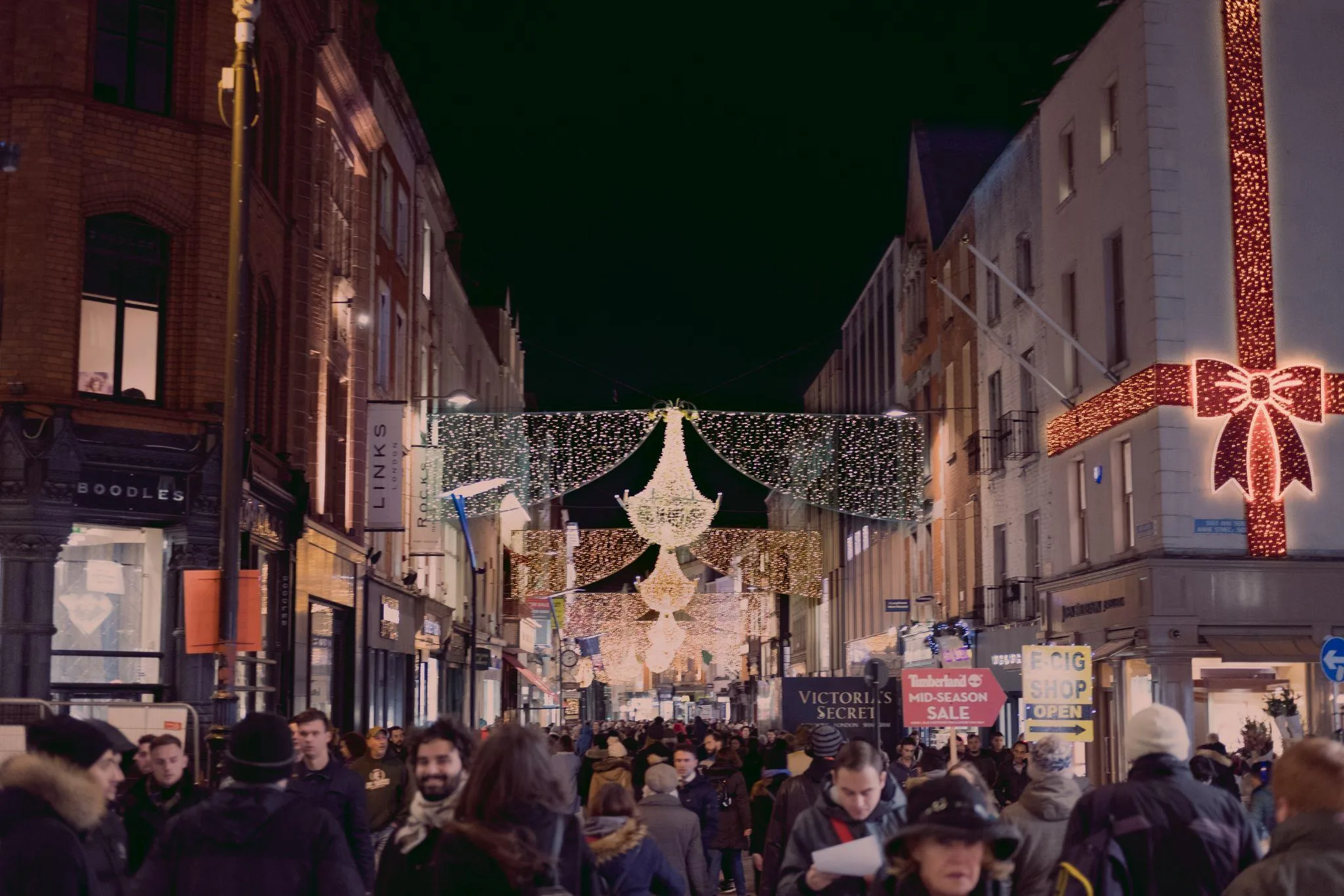 Shopping after arriving in Ireland